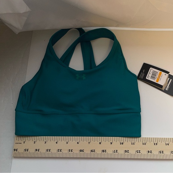 Under Armour Womens Crossbck Long Bra High Impact Sports Training Fitness Gym - Picture 2 of 5